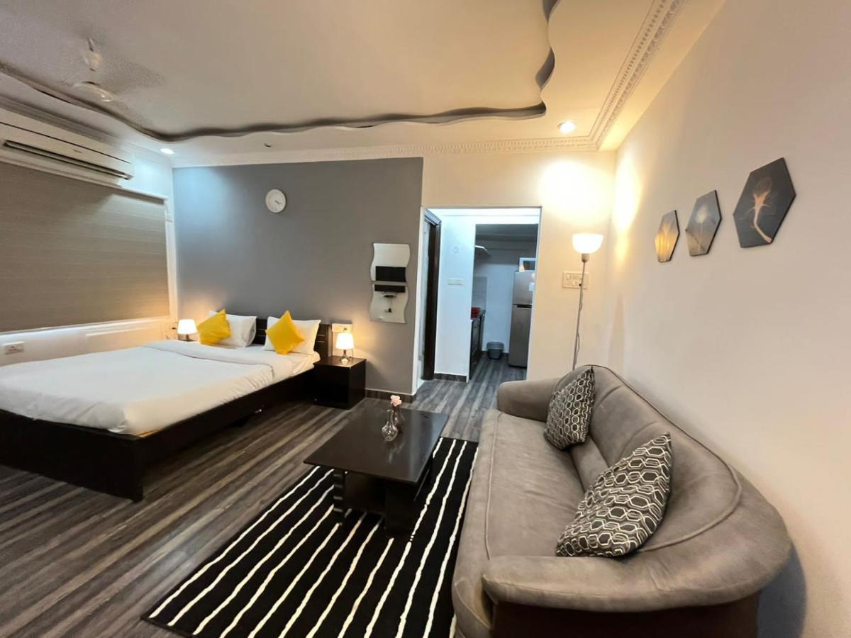 Bedchambers Serviced Apartments, Hyderabad Eksteriør billede